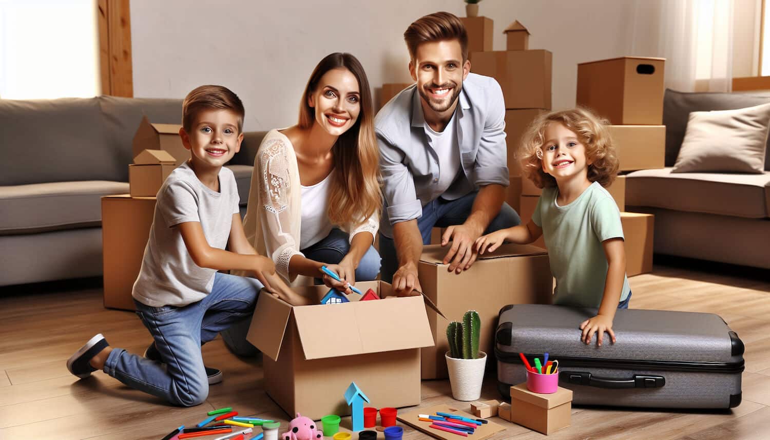 Déménager avec des enfants : nos conseils pour les impliquer