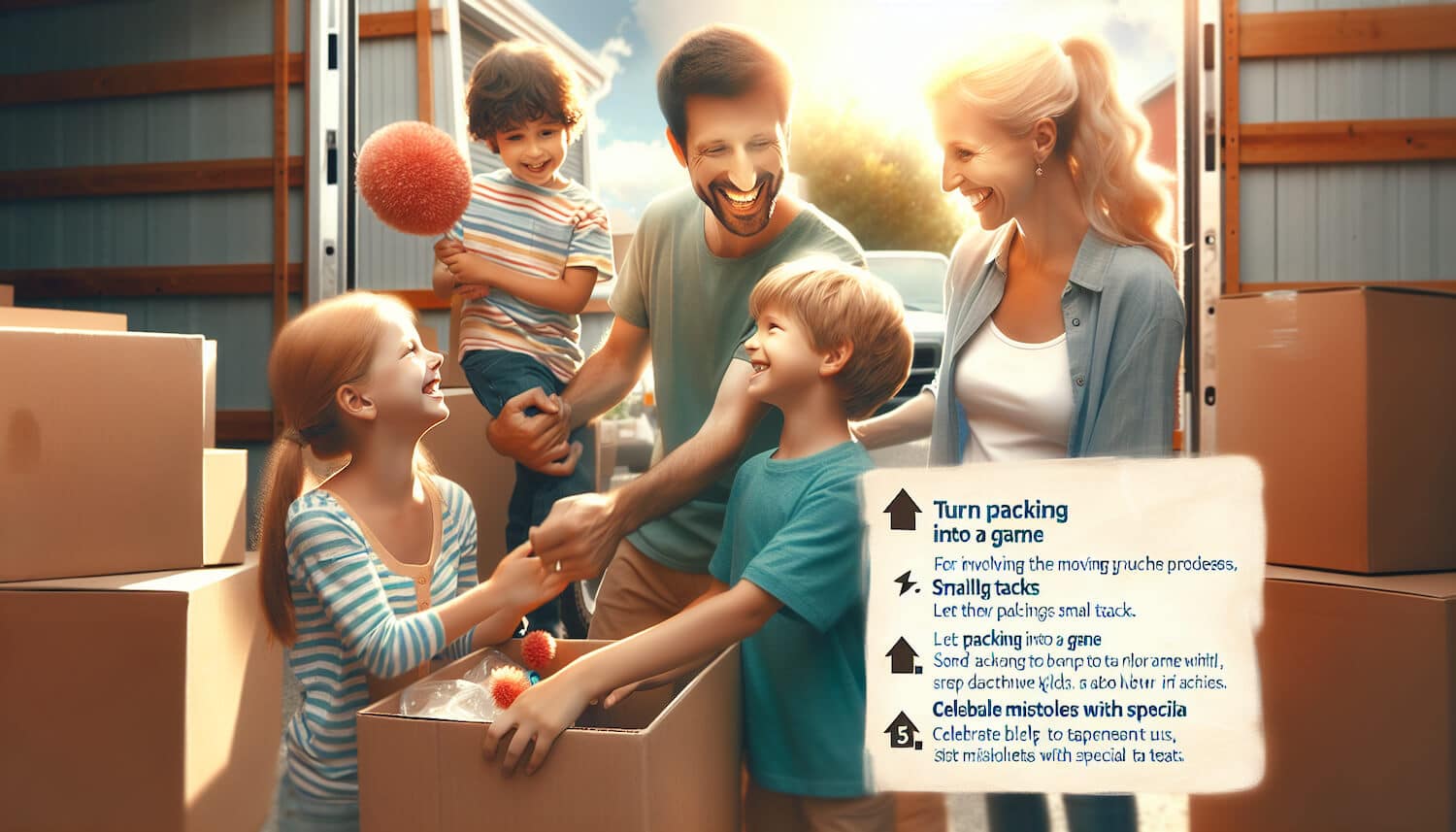 Découvrez nos conseils pour impliquer vos enfants dans votre déménagement et les aider à s'adapter à cette grande étape de vie.